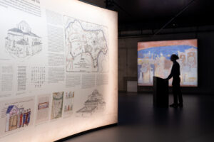 Vstupní prostor expozice Příběh Konstantina a Metoděje