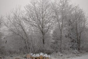 Bílé Karpaty přikryla bílá peřinka FOTO