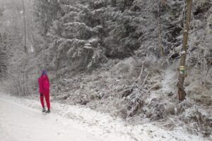 Bílé Karpaty přikryla bílá peřinka FOTO