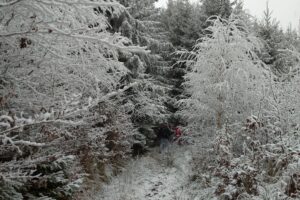 Bílé Karpaty přikryla bílá peřinka FOTO