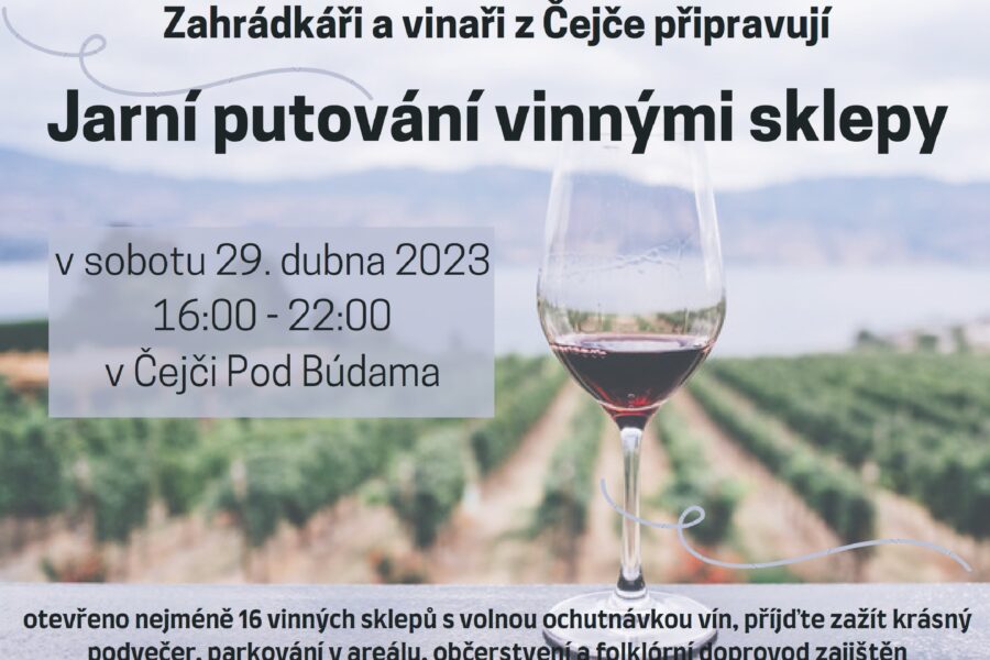 Jarní putování vinnými sklepy