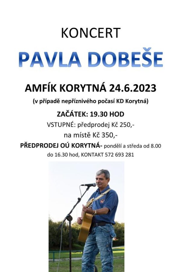 Koncert Pavla Dobeše