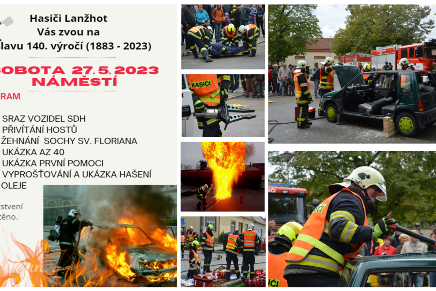 Hasičská zábava a oslava 140. výročí FOTO