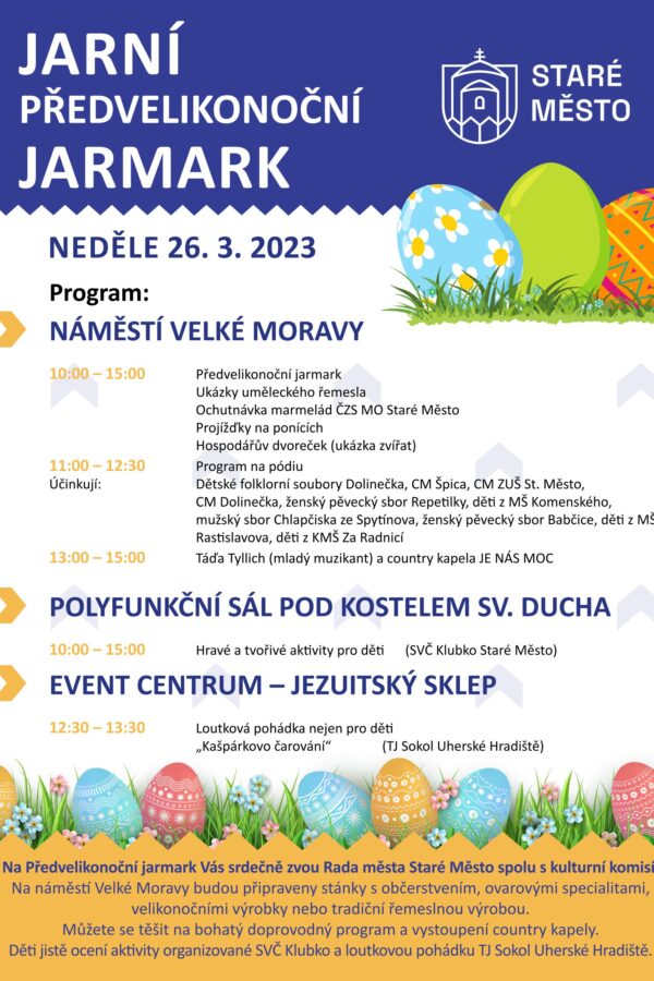 Jarní předvelikonoční jarmark