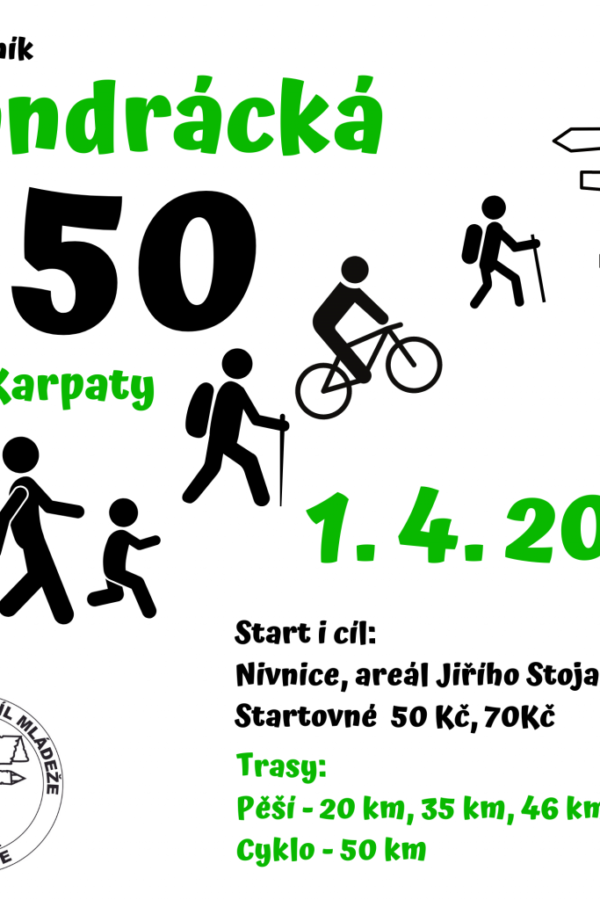 Vandrácká 50 přes Bílé Karpaty