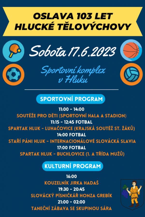 Oslava 103 let hlucké tělovýchovy