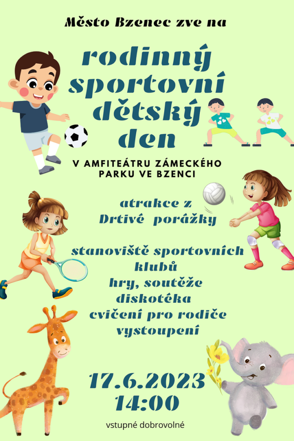 Rodinný sportovní den ve Bzenci