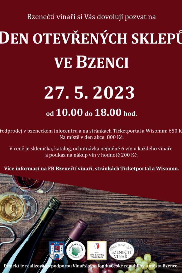 Den otevřených sklepů ve Bzenci 2023