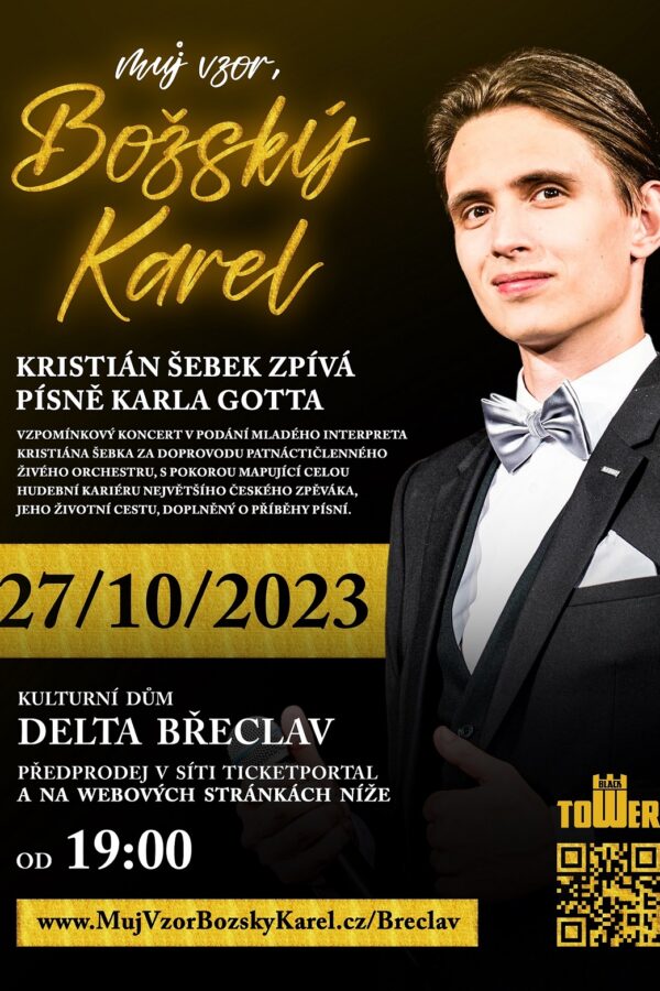 Můj Vzor, Božský Karel. Kristián Šebek zpívá písně Karla Gotta za doprovodu živého orchestru