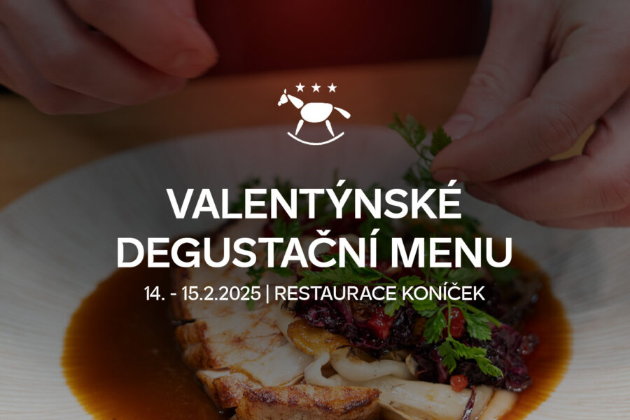 Valentýnské degustační menu v Restauraci Koníček