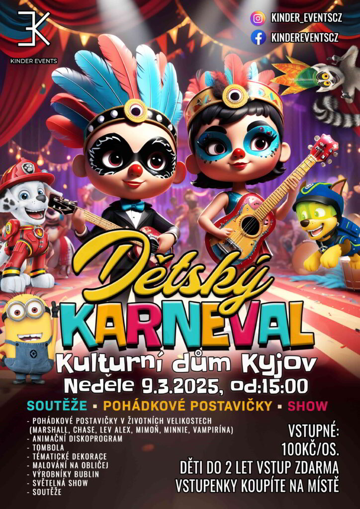 Dětský karneval v Kyjově