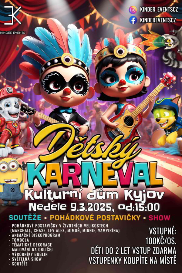 Dětský karneval v Kyjově