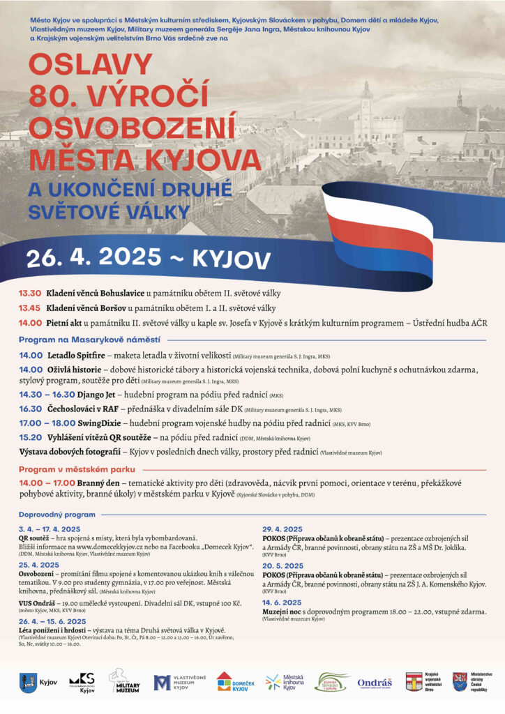 Oslavy 80. výročí osvobození města Kyjova a ukončení druhé světové války