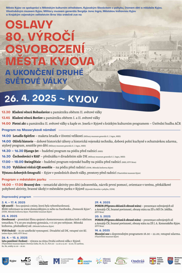 Oslavy 80. výročí osvobození města Kyjova a ukončení druhé světové války