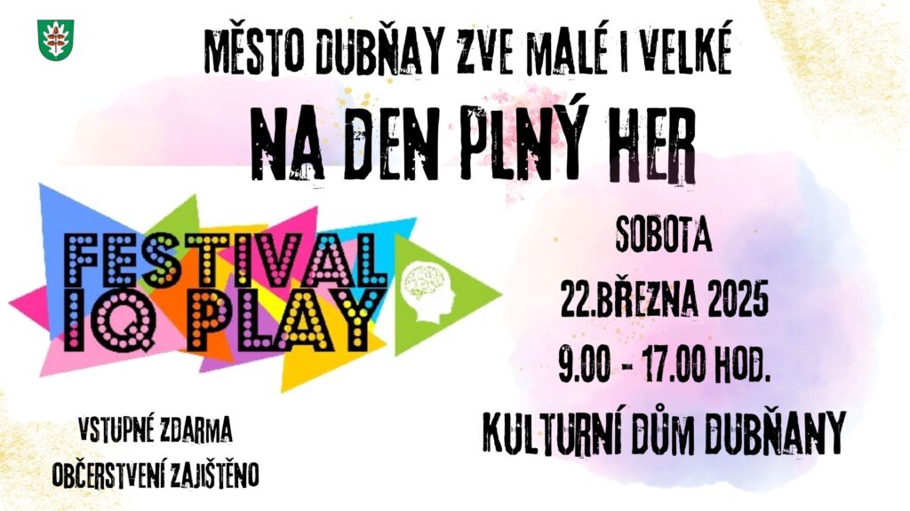 Festival IQ PLAY – Den plný her
