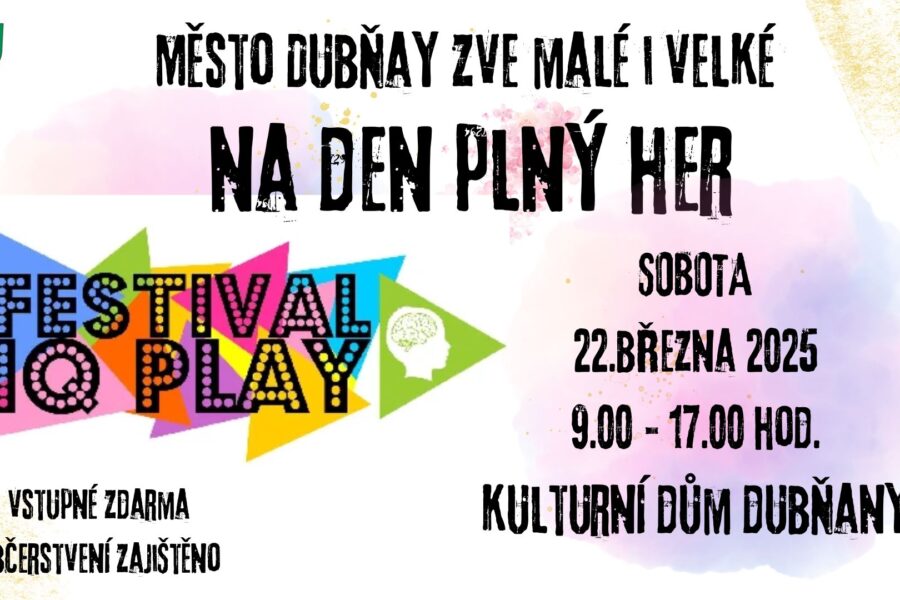 Festival IQ PLAY – Den plný her