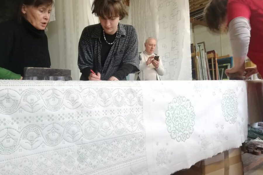 Dílničky tradičního modrotisku FOTO