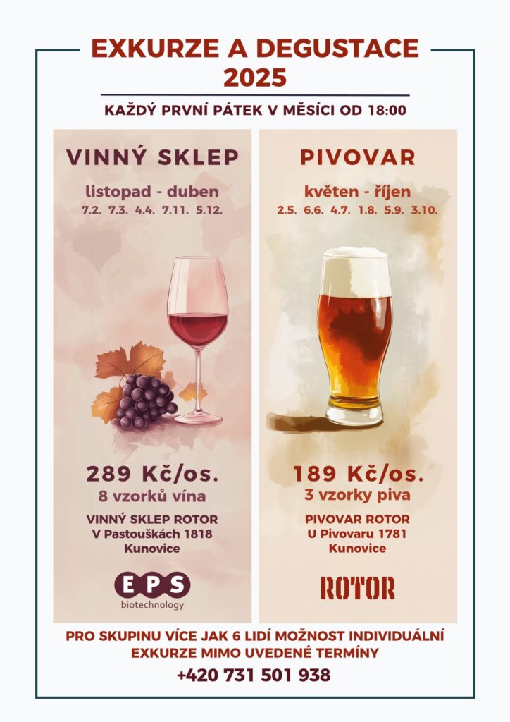 Degustace piva v pivovaru Rotor