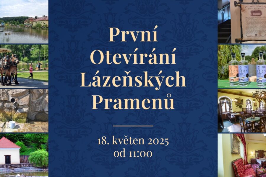 První otevírání lázeňských pramenů na Smraďavce