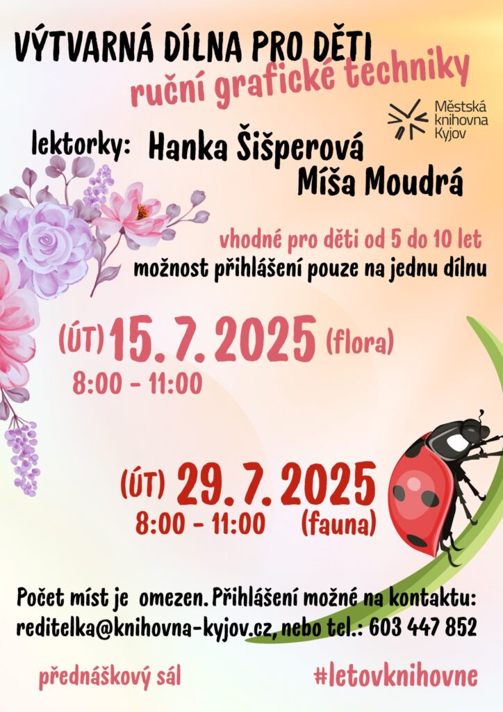 Výtvarná dílna pro děti: Ruční grafické techniky
