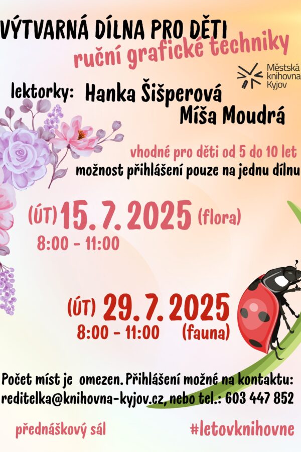 Výtvarná dílna pro děti: Ruční grafické techniky