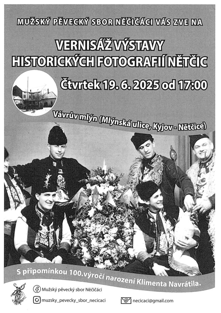 Vernisáž historických fotografií Nětčic