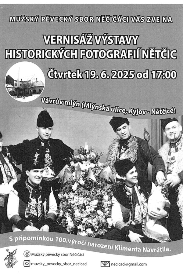 Vernisáž historických fotografií Nětčic
