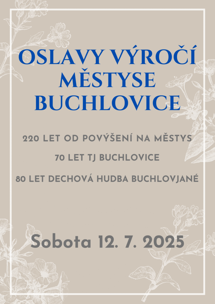 Oslavy městyse Buchlovice