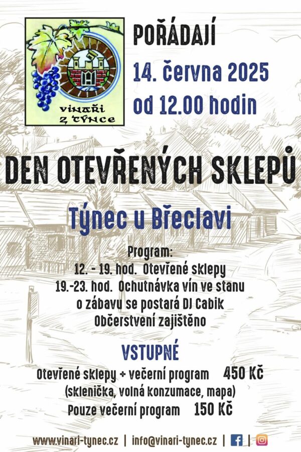 Den otevřených sklepů v Týnci 2025