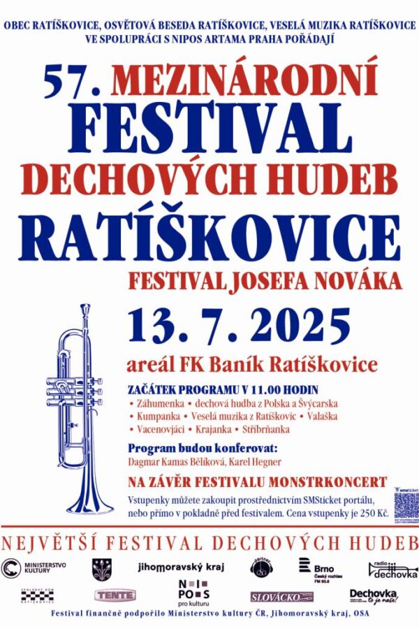 57. Mezinárodní festival dechových hudeb v Ratíškovicích