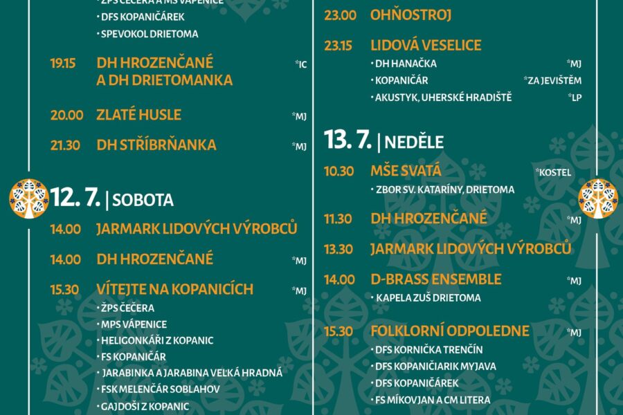 69. Kopaničárské slavnosti FOTO