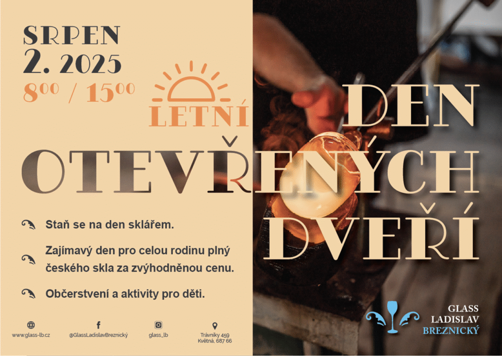 Den otevřených dveří Sklárny Glass LB