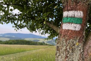 Nová turistická trasa ze Strání propojuje výhledy, louky a hřebenovou červenou značku FOTO