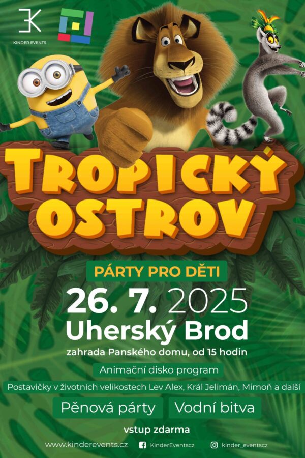 Tropický ostrov – párty pro děti