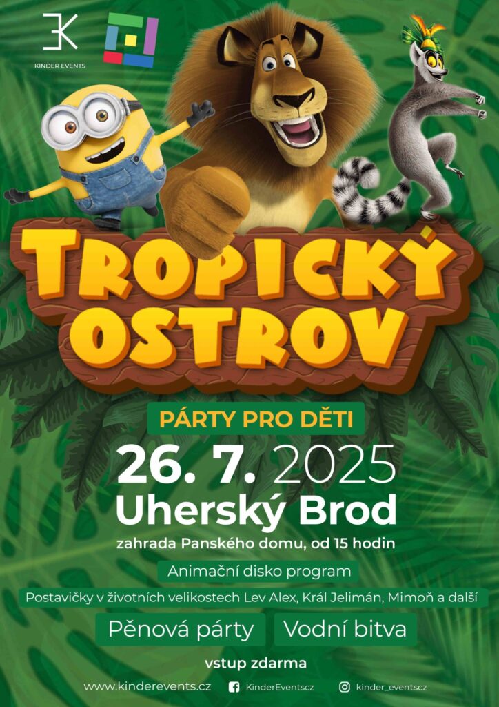 Tropický ostrov – párty pro děti