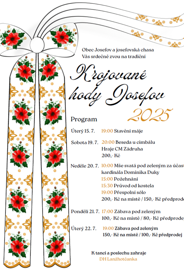 Krojované hody v Josefově