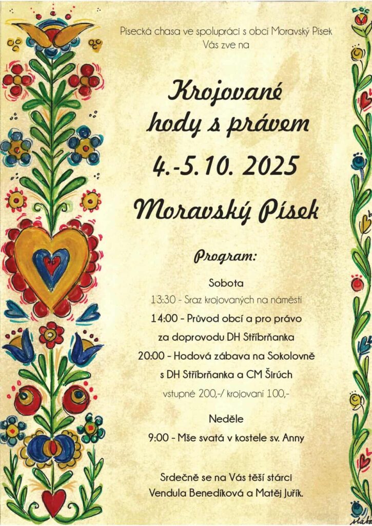Krojované hody s právem v Moravském Písku