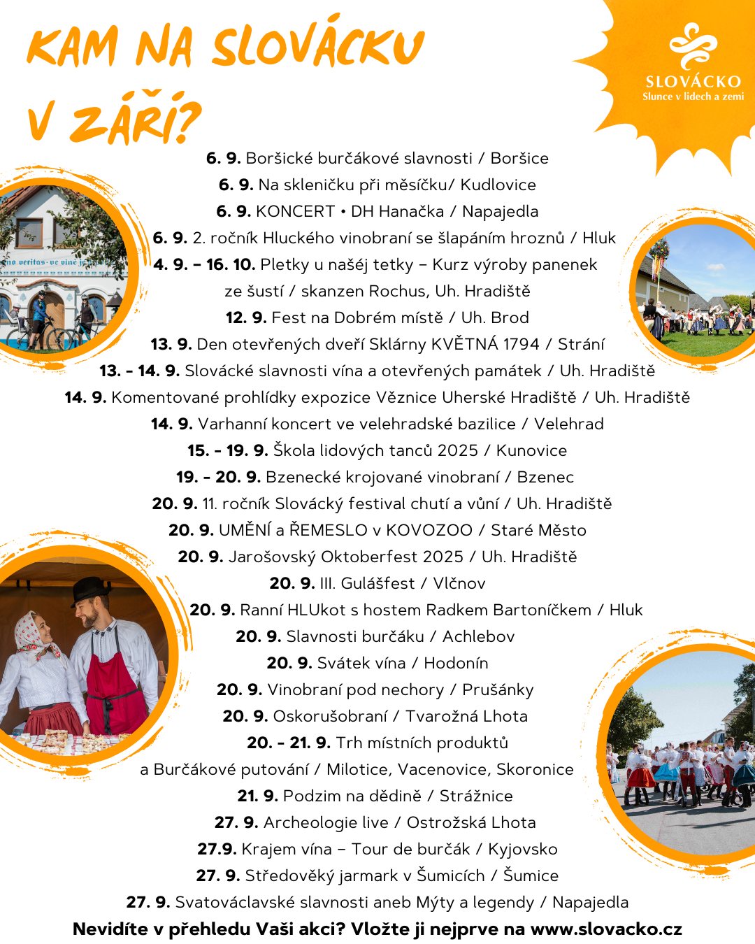 Kam na Slovácku v září ?