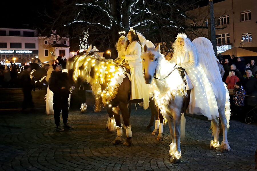 Mikulášská objížďka městem FOTO