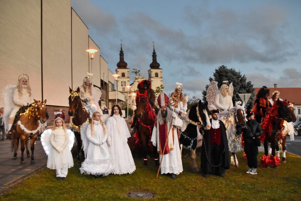 Mikulášská objížďka městem