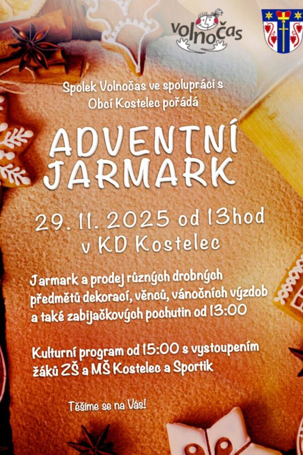 Adventní jarmark v Kostelci u Kyjova