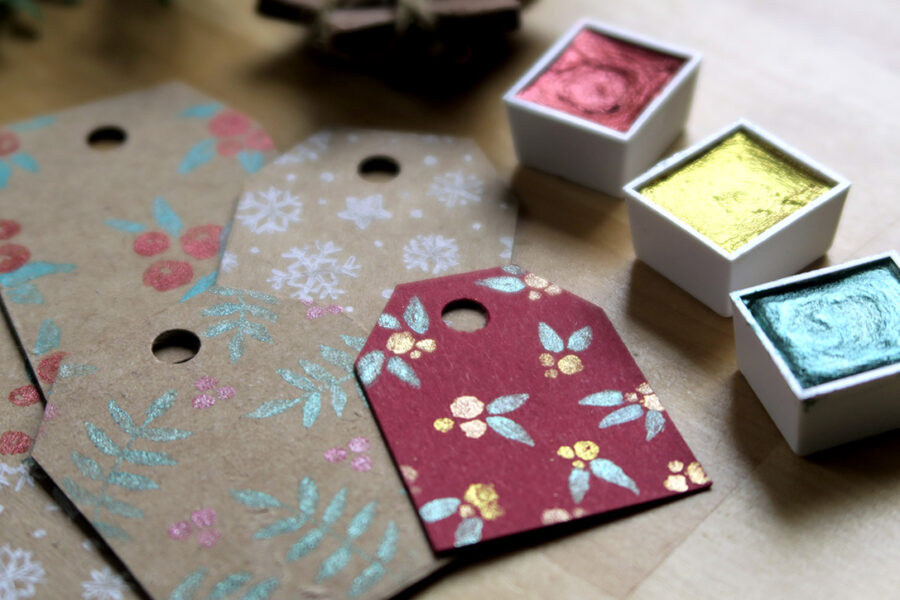 Vánoční akvarel FOTO