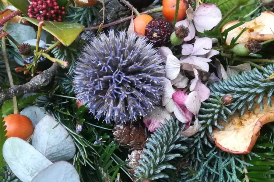 Adventní workshop – výroba vlastního věnce FOTO