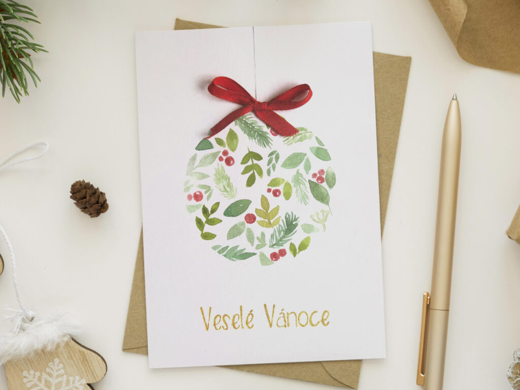 Vánoční akvarel