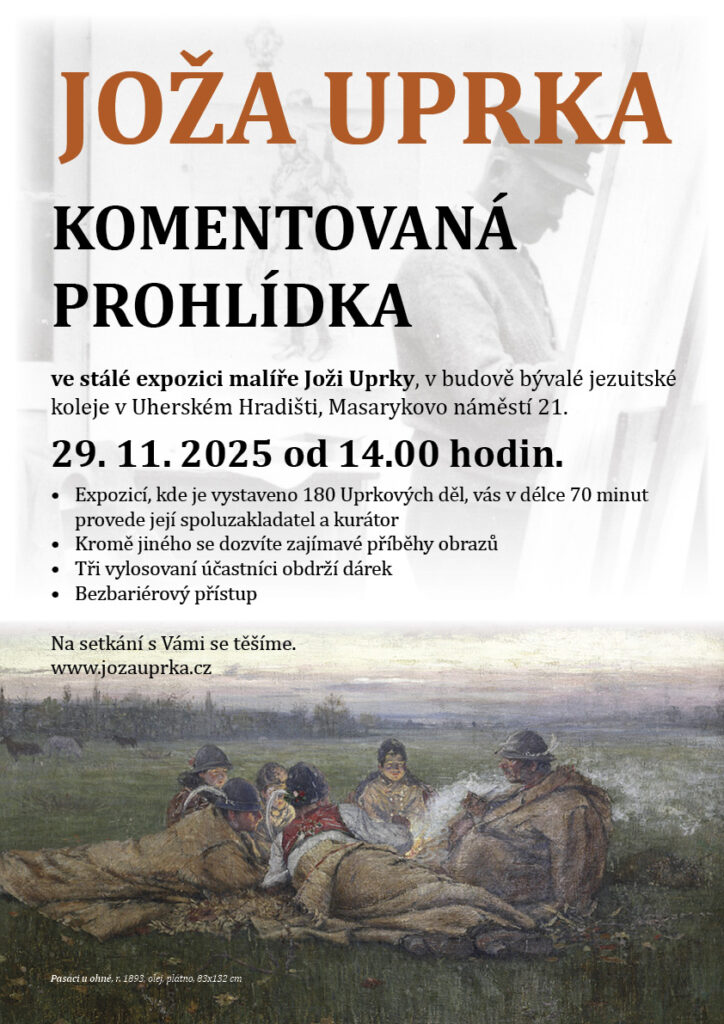 Komentovaná prohlídka galerie Joži Uprky