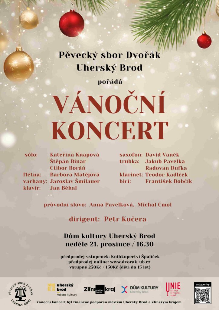 Vánoční koncert PS Dvořák