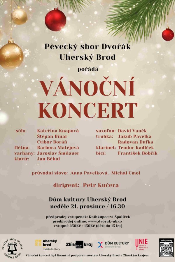 Vánoční koncert PS Dvořák
