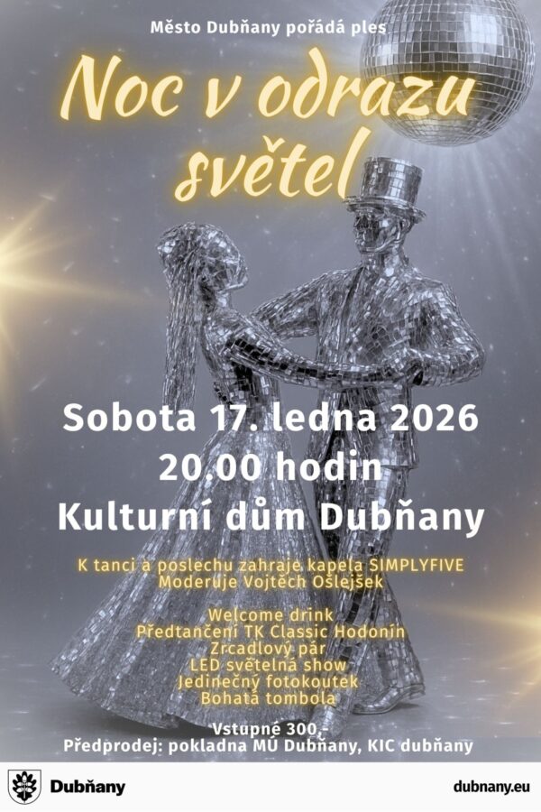 Noc v&nbsp;odrazu světel – ples Města Dubňany