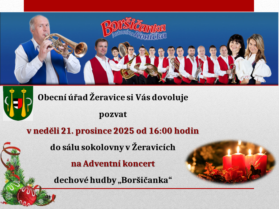Adventní koncert DH Boršičanka v&nbsp;Žeravicích