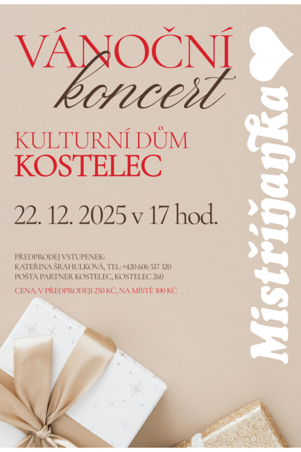Vánoční koncert DH Mistříňanka v&nbsp;Kostelci